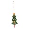 Holiday Handcrafted Felt Tree Ornaments Multicolor Christmas Decor 5.25 in H x 2.5 in L x 2.5 in W Dust Clean